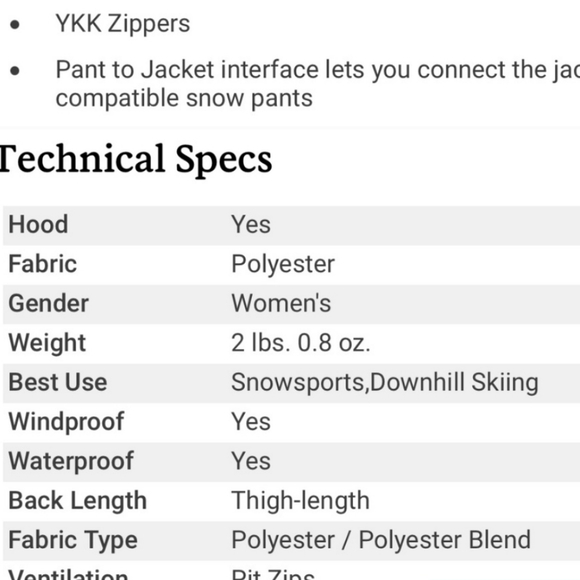 Armada Floral Gypsum Ski Waterproof Snowboard Jacket sz L Hooded - Picture 7 of 16